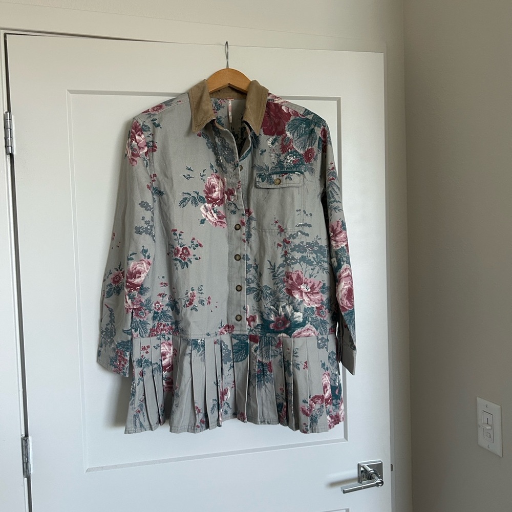Free People Floral Mini Dress NWOT - Picture 5 of 10